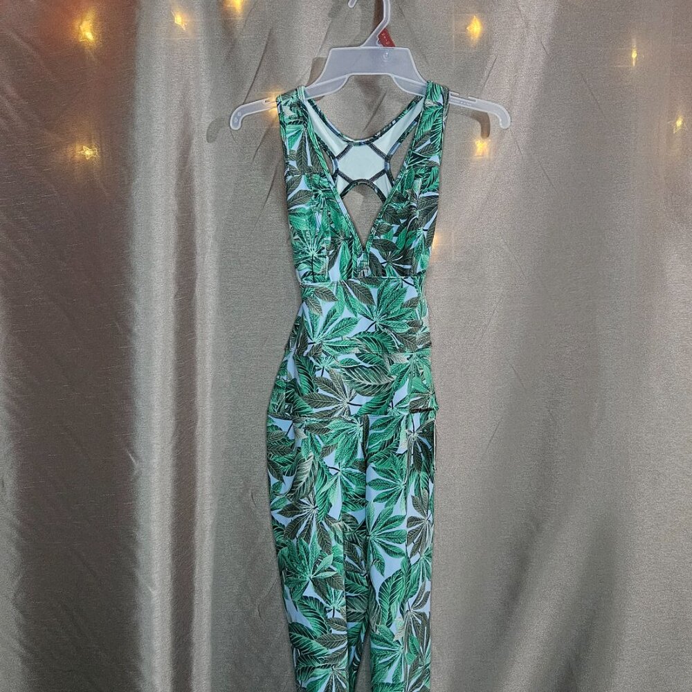 Nanes by Moda, Sky Blue, Green, Jungle Green, Body Suit/Athletic Wear, Size: M
